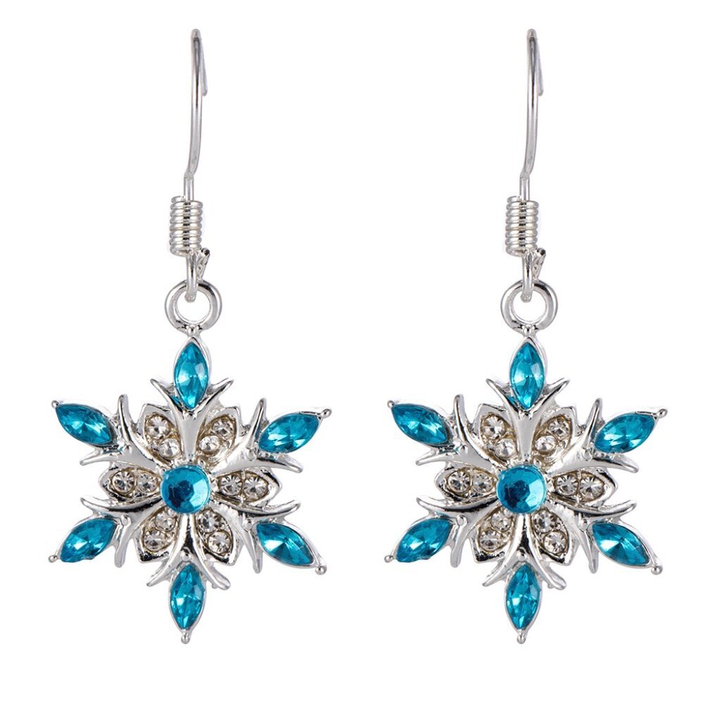 .926 Crystal Snowflake Earrings